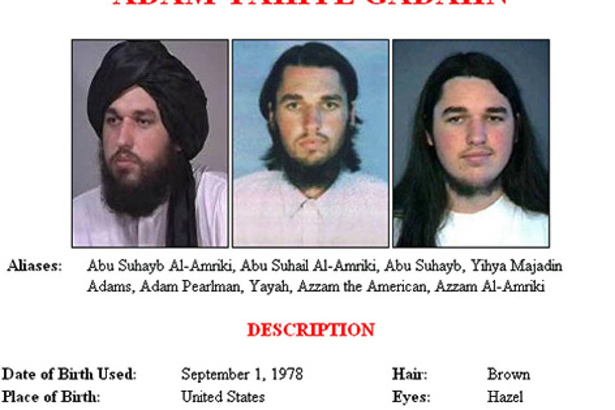 Adam, el terrorista más buscado después de la muerte de Bin Laden