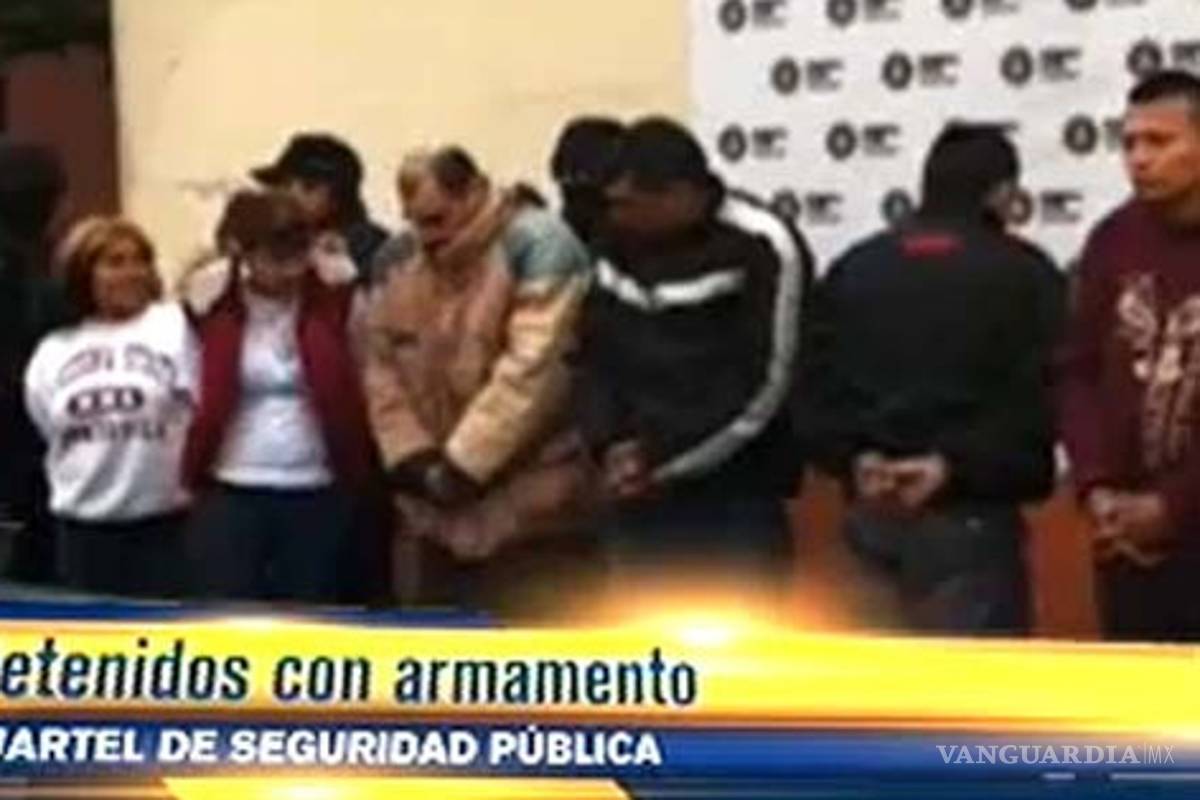 Detienen a seis con armamento en el centro de Monterrey