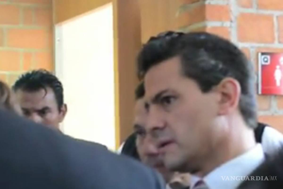 Video muestra a Peña Nieto planeando salida de la Ibero