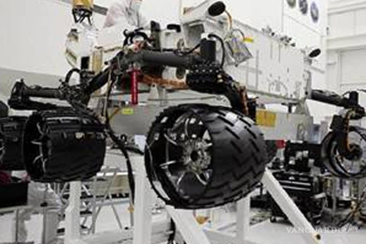 Llantas de Curiosity tienen diseño mexicano