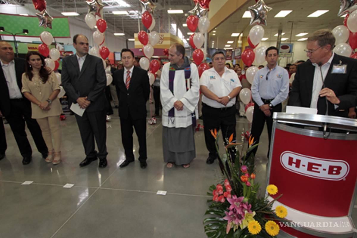 Inaugura Howard Butt la tienda HEB `San Patricio' en Saltillo