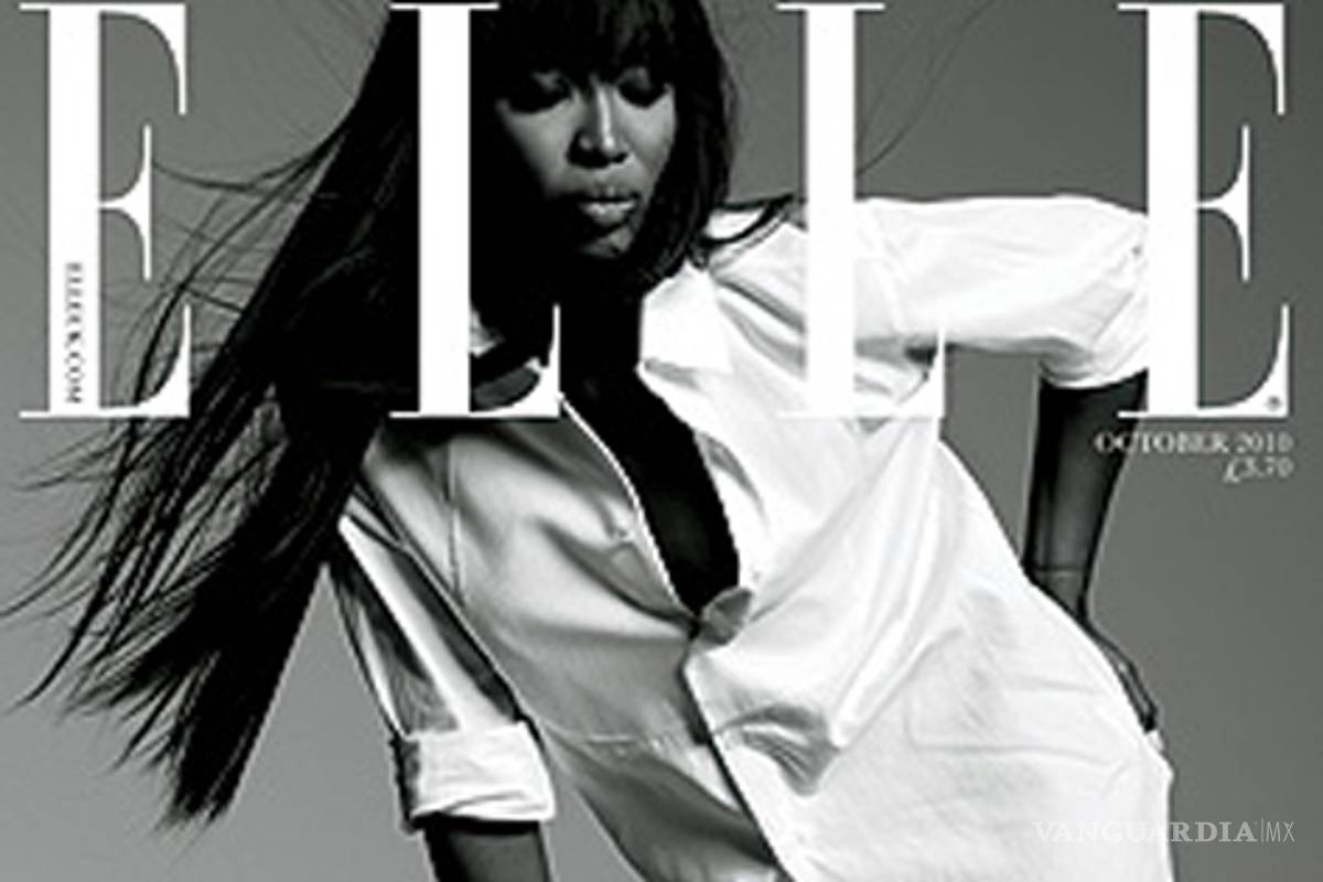 Campbell, en Elle 24 años después de debut