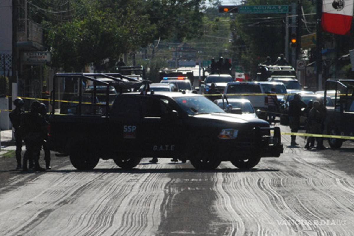 Balacera en Piedras Negras deja al menos tres muertos