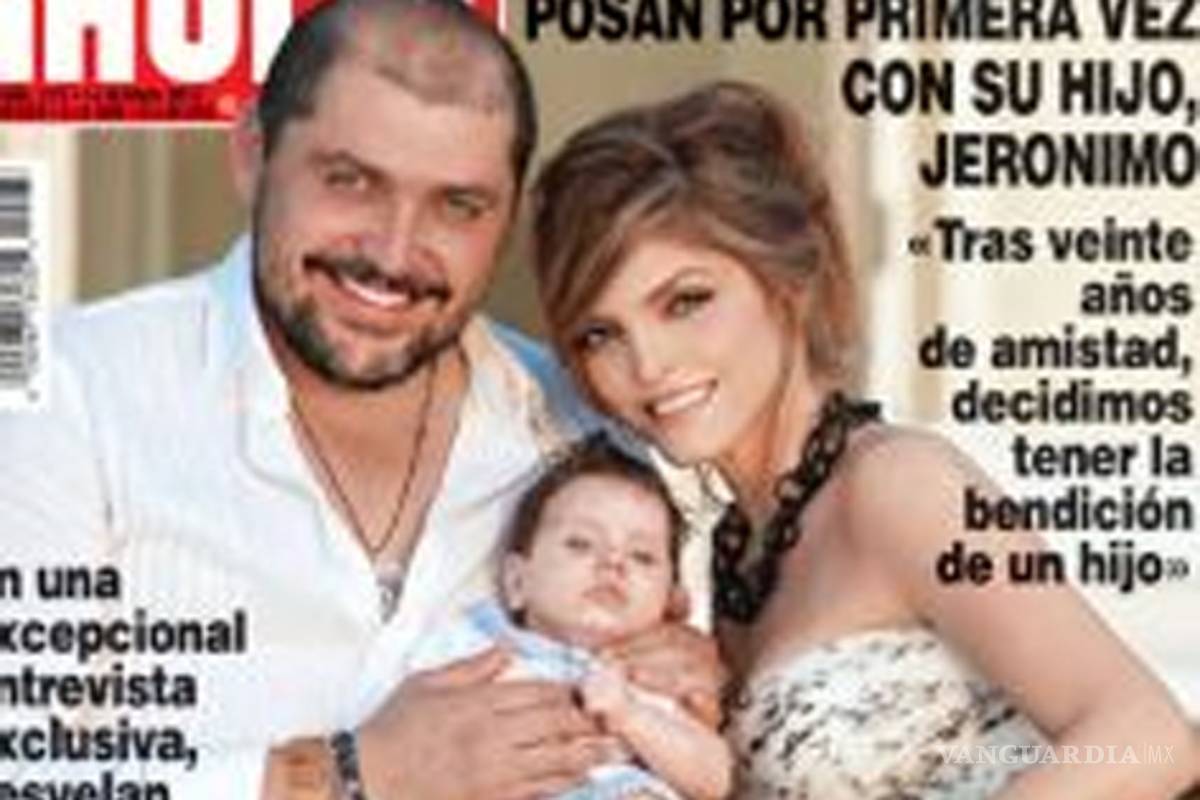 Ana Bárbara y Reyli presentan juntos a su hijo Jerónimo