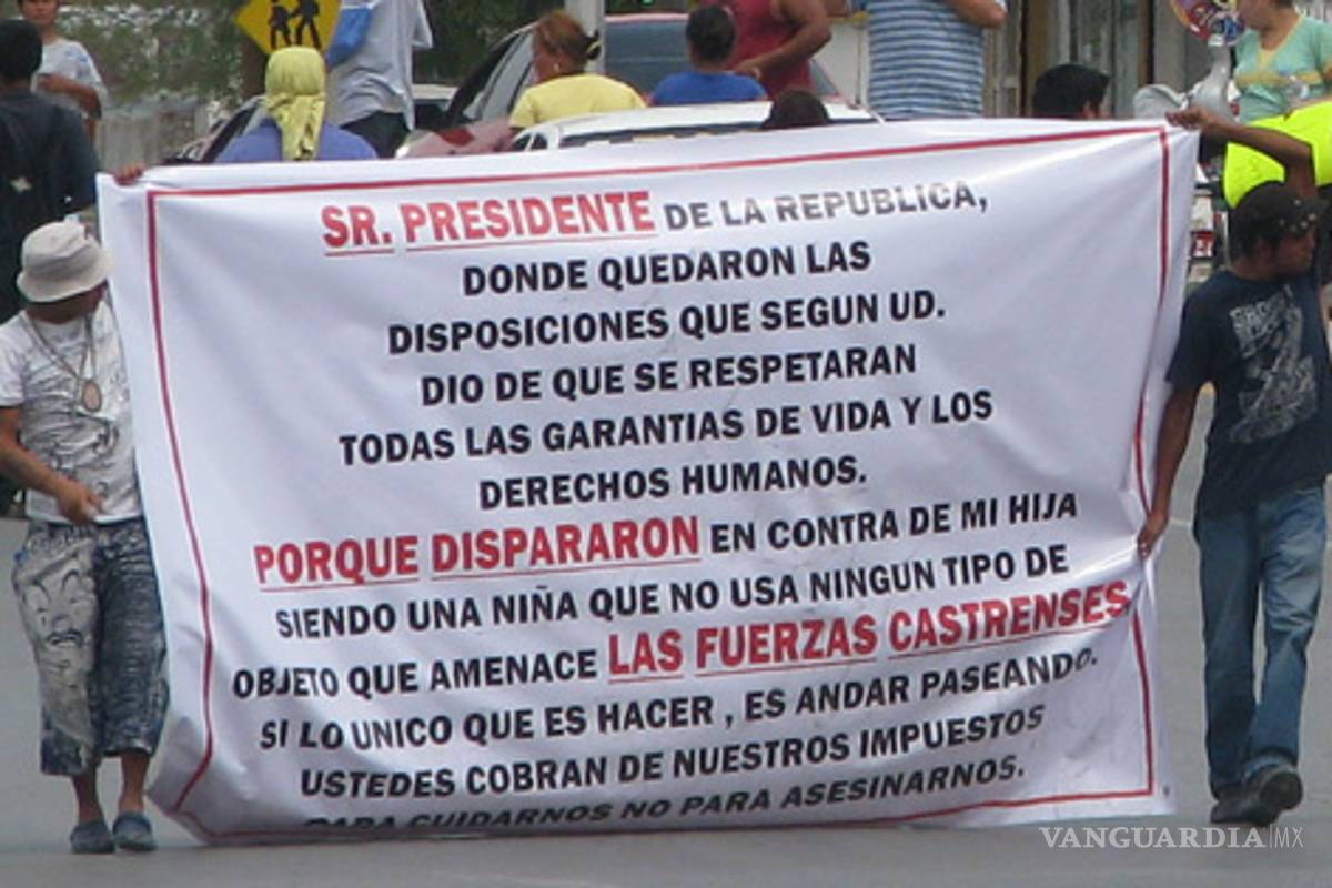 Exigen justicia para jovencitas muertas en balacera en Monclova