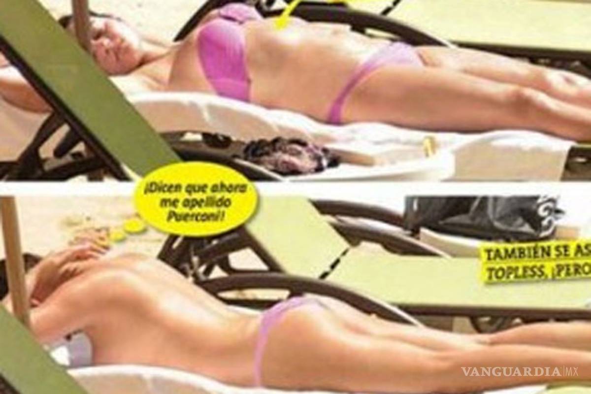 Maite Perroni en bikini, ¿Pero no tan espectacular?