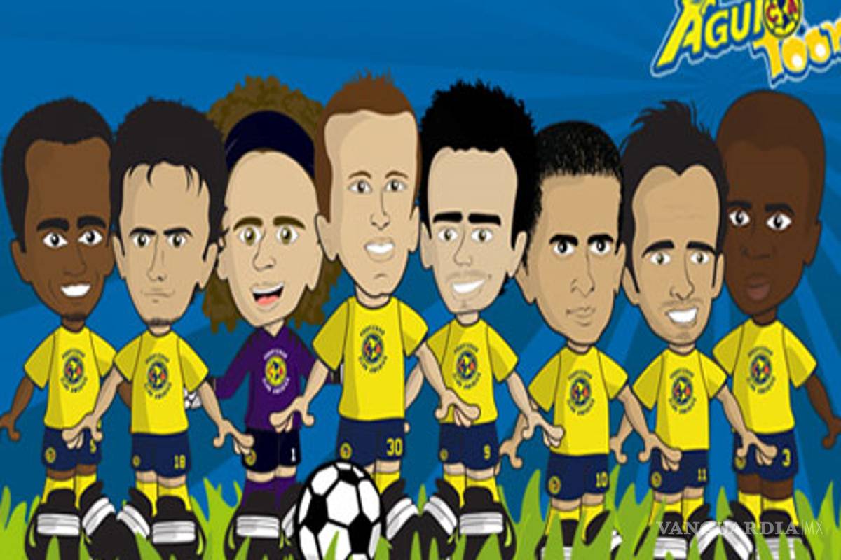 Presentan caricaturas del América