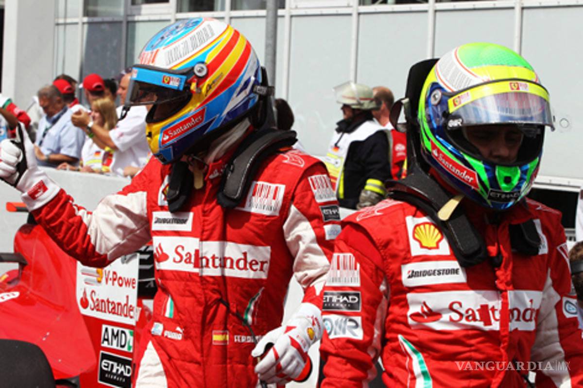 Ferrari defiende su triunfo en Alemania