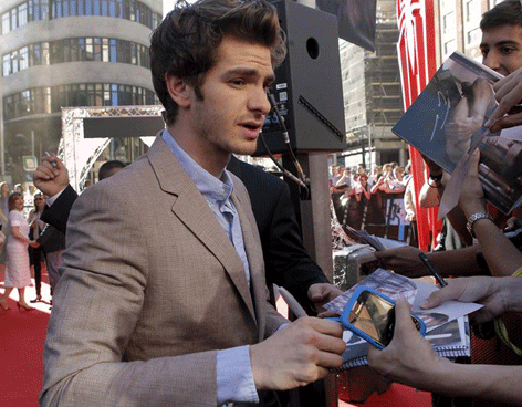 Andrew Garfield no tiene miedo a las arañas de verdad