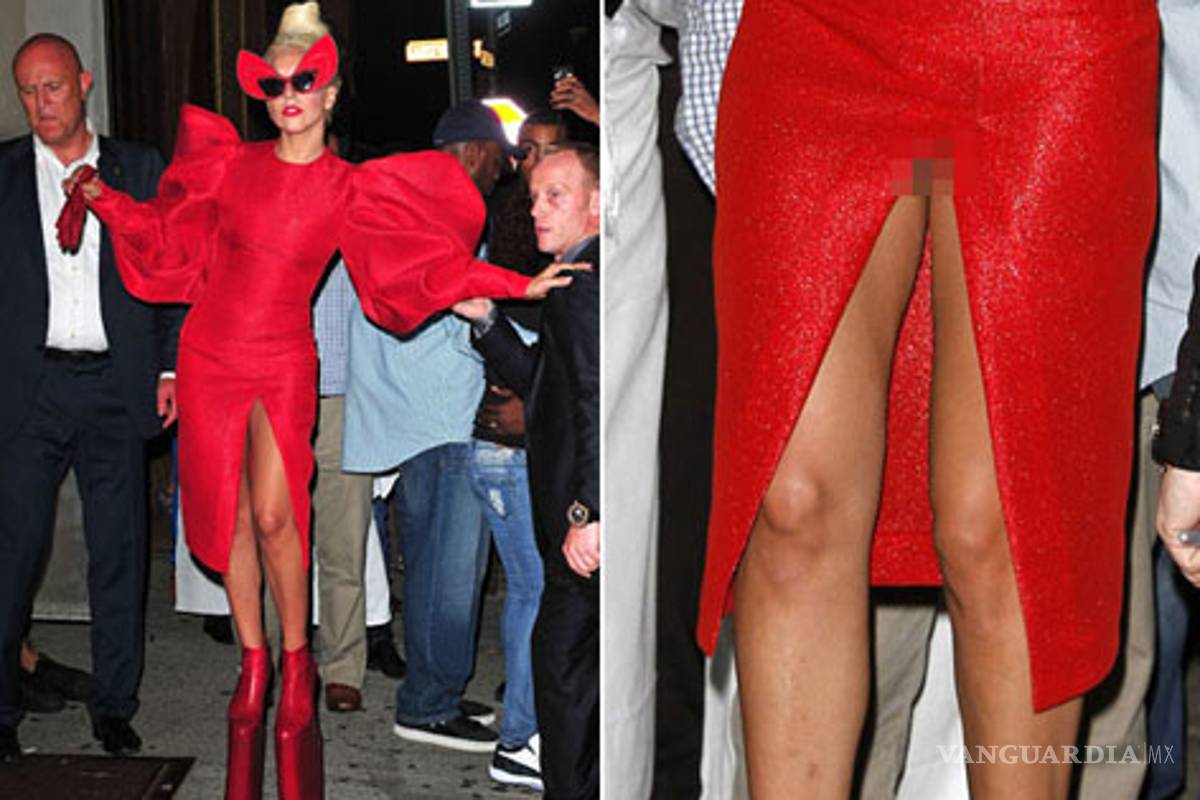 Gaga muestra una perforación íntima