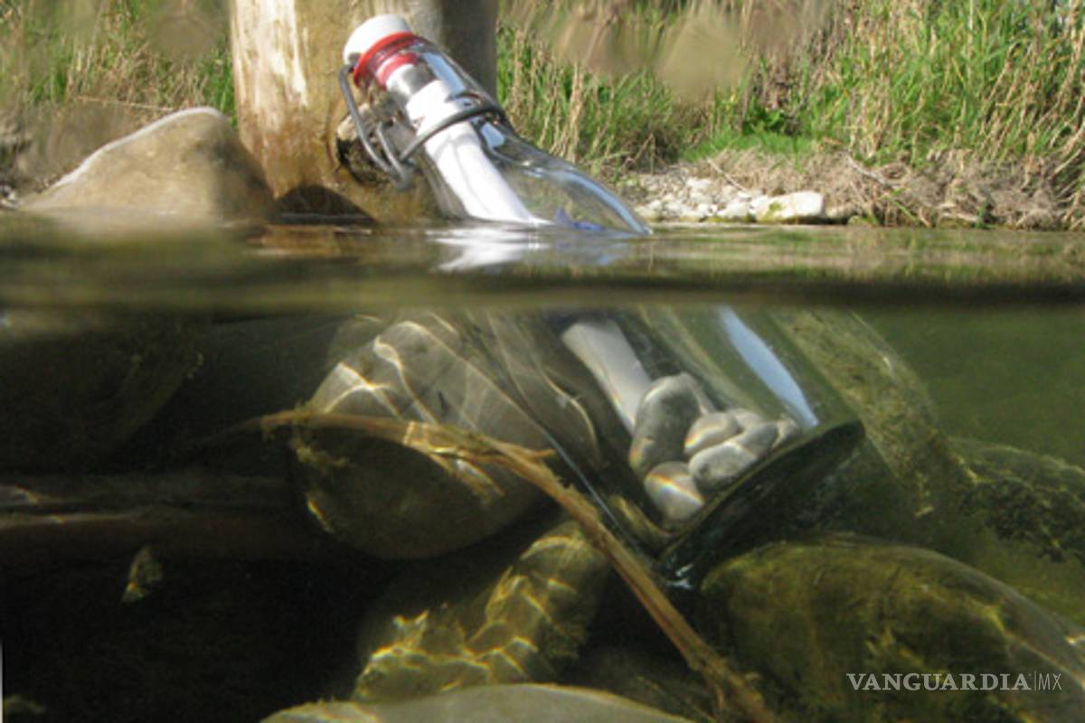 El Rin, un río lleno de mensajes en botella