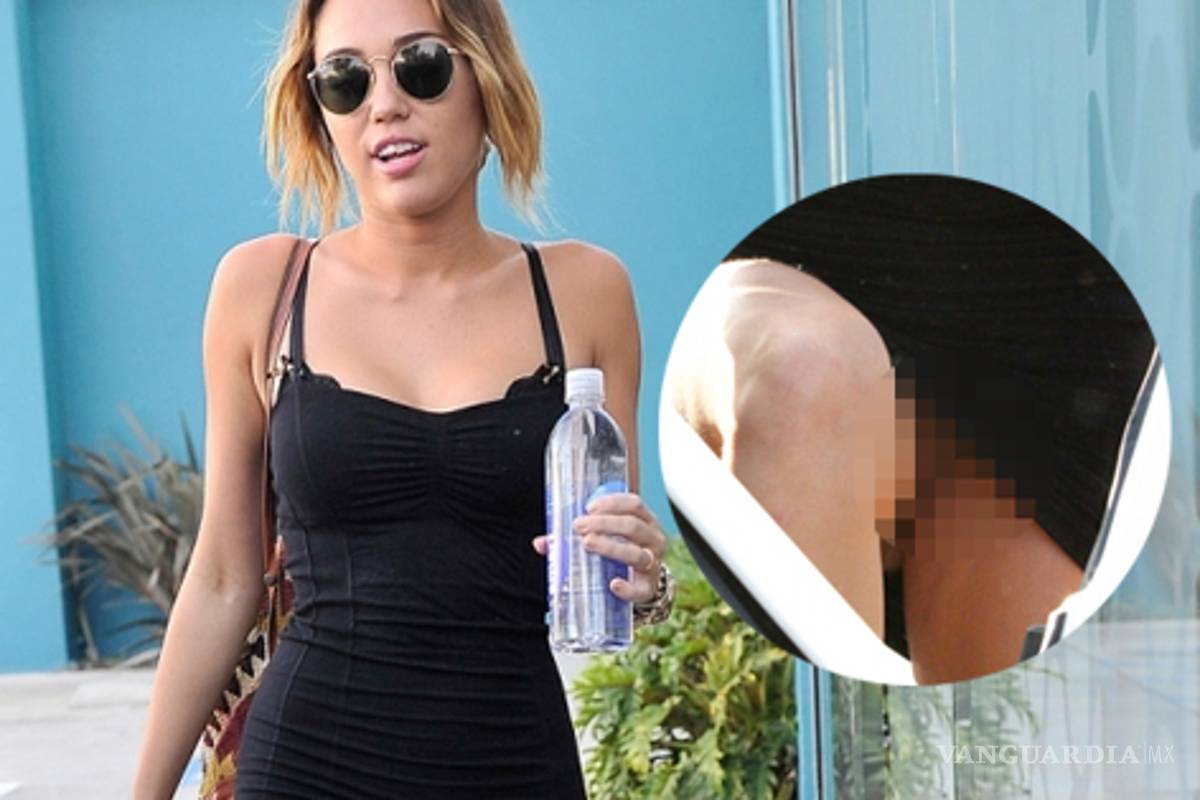Miley Cyrus salió sin ropa interior y enseñó todo