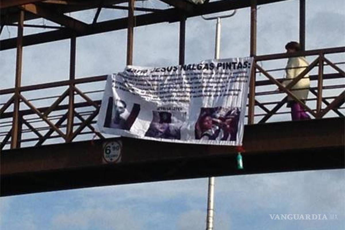 Aparecen narcomantas en Saltillo y Torreón, firmadas por "La Letra"