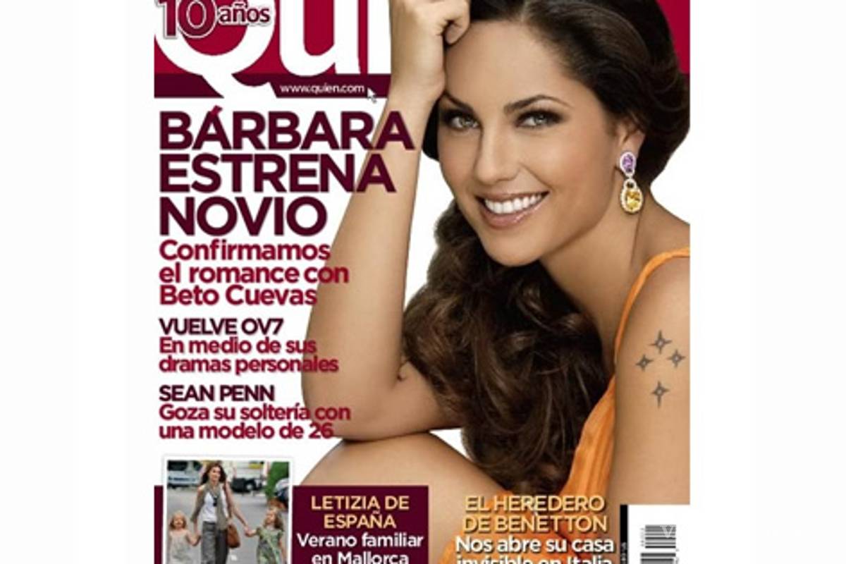 Sí hay romance entre Bárbara Mori y Beto Cuevas