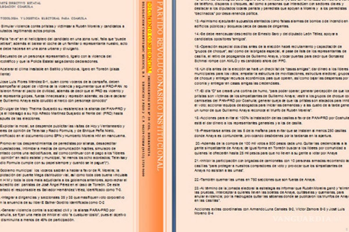 Crece la guerra sucia en la política de Coahuila