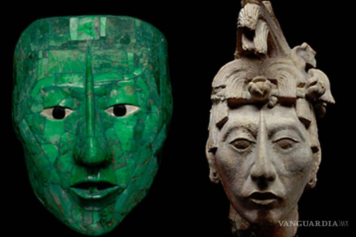 Las caras de roca de los dioses mayas