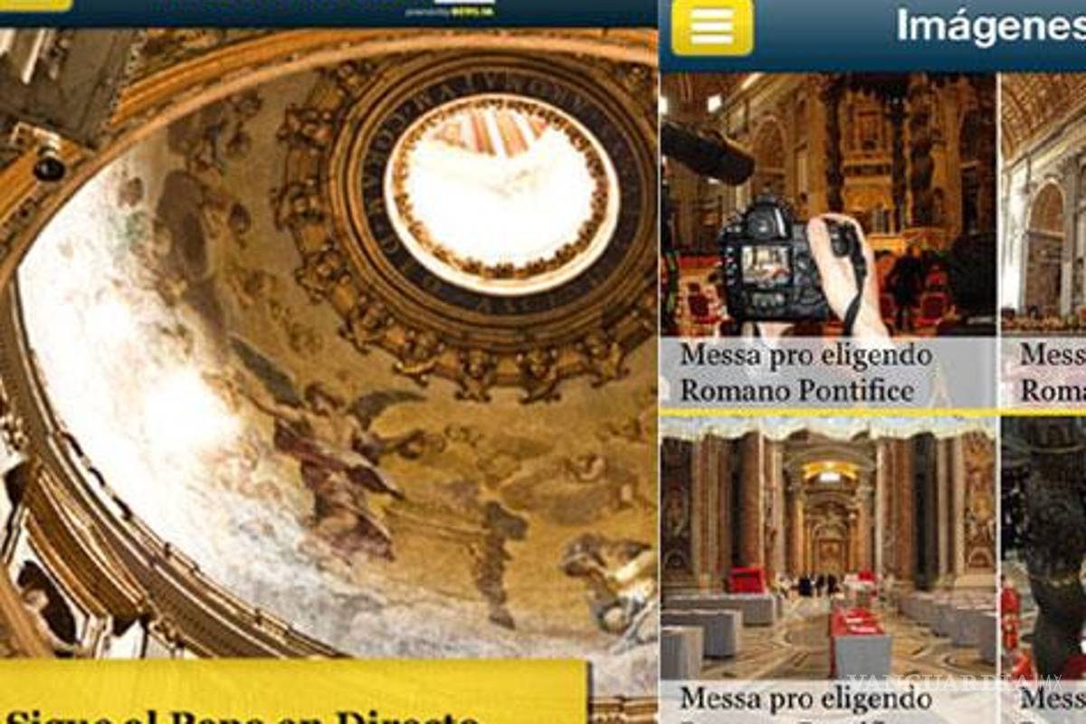 Lanzan Apps para seguir al momento la sucesión papal