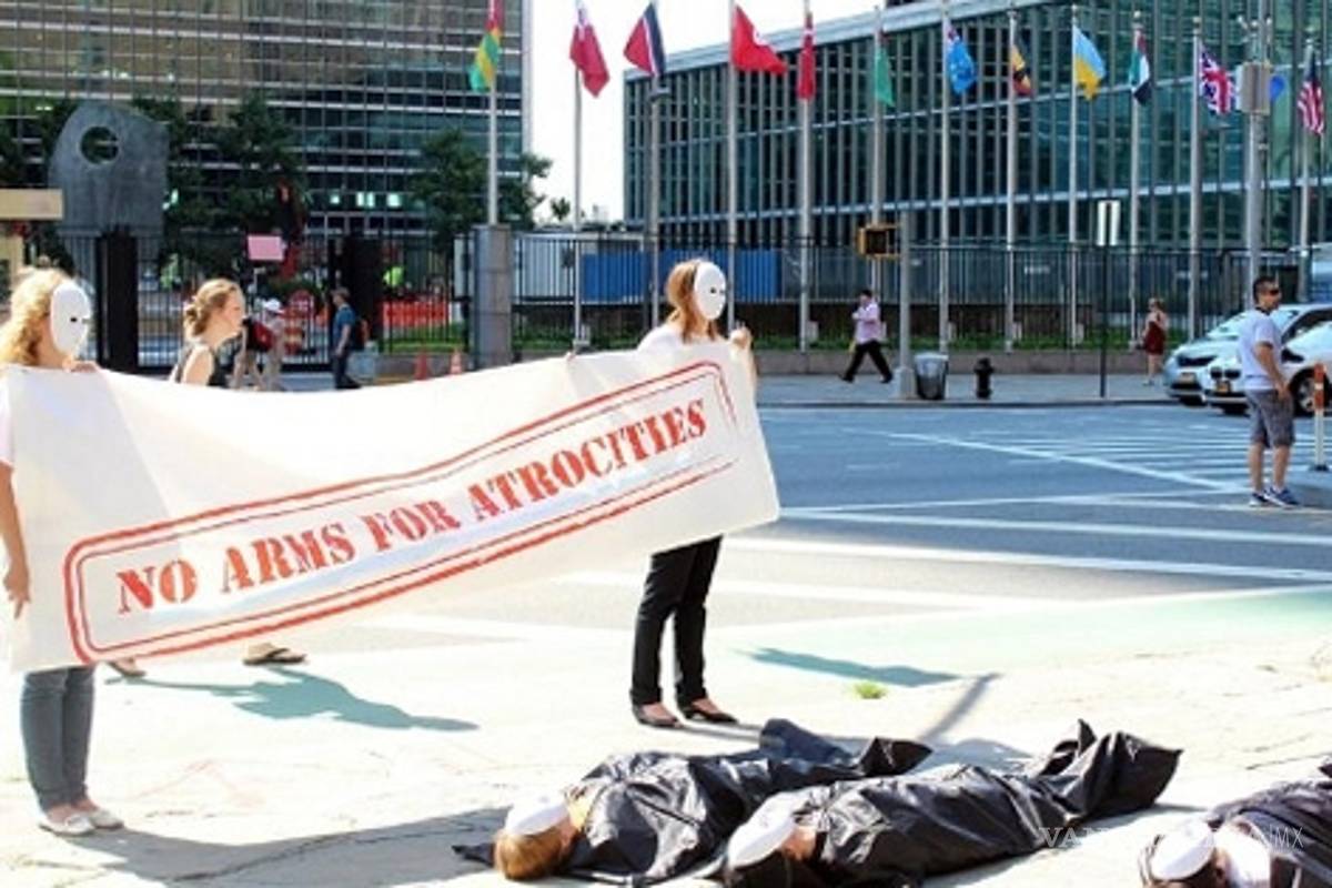 Piden a la ONU tratado de comercio de armas que respete los derechos humanos