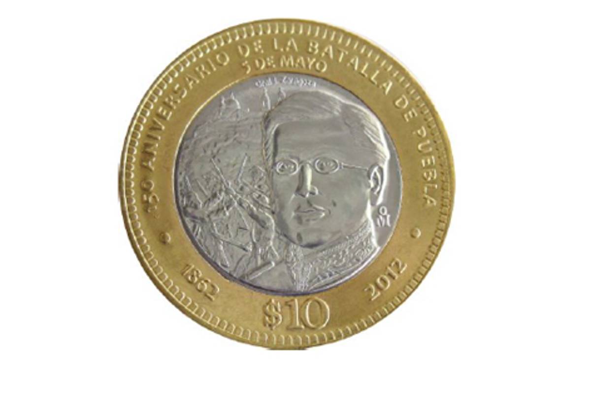 Conmemoran Batalla de Puebla con moneda de $10