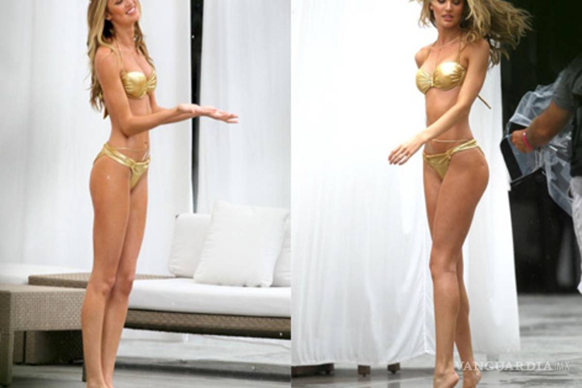 Candice Swanepoel es el ángel dorado