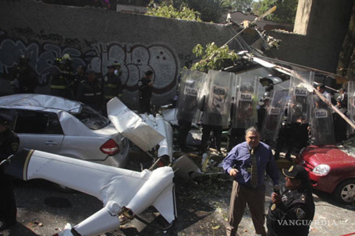 Helicóptero caído de Edomex, modelo Augusta 2006: Multimedia