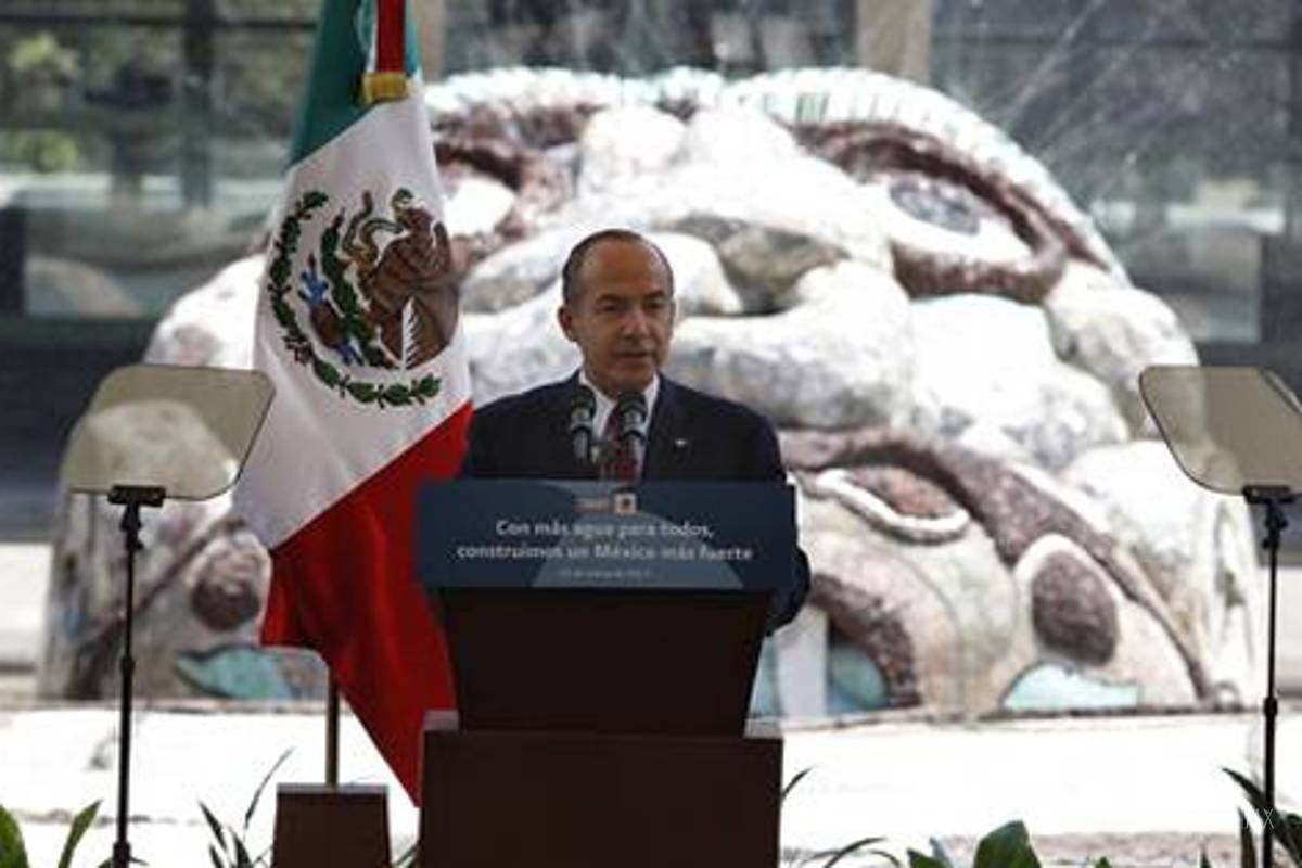 La escasez de agua en México, similar a la de Noráfrica: Calderón