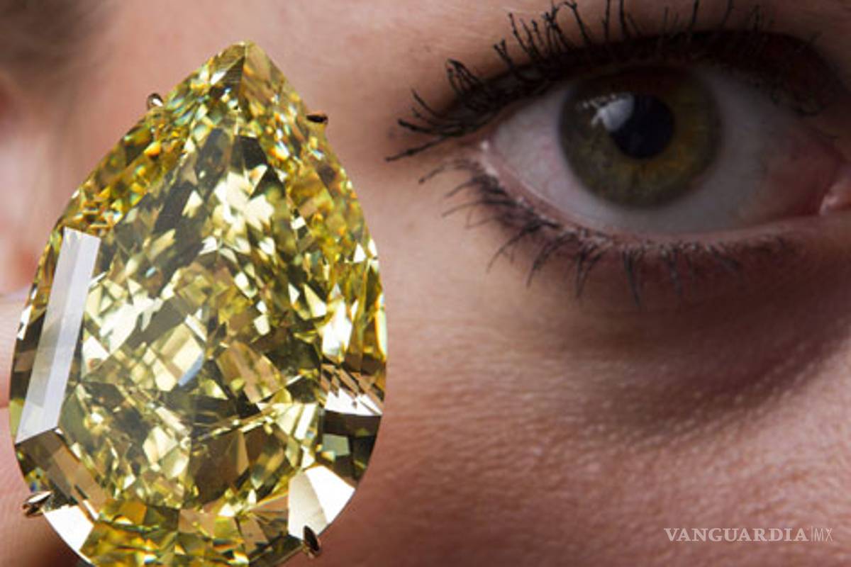 Subastarán el diamante amarillo más grande que se conozca