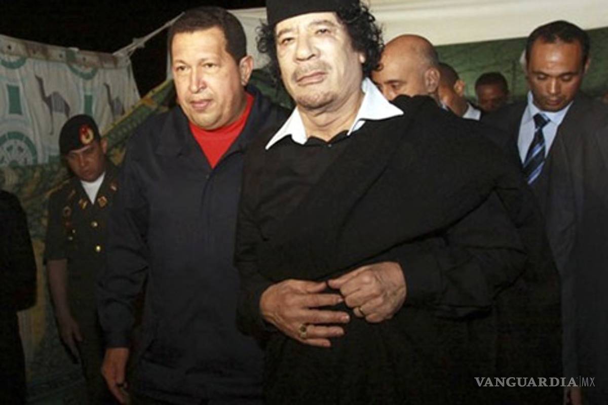 Para los chavistas, &quot;Trípoli está en paz y apoya a Gadafi&quot;