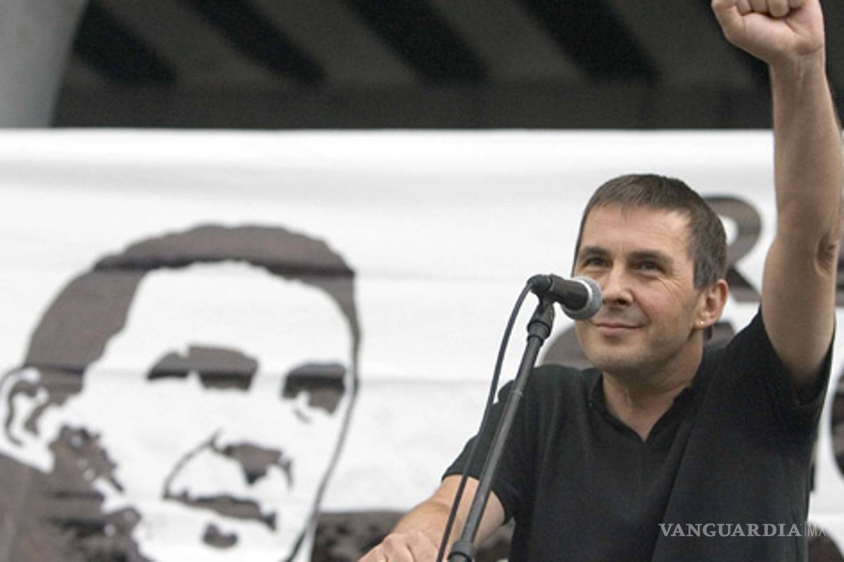 Líder de brazo político ETA rechaza la violencia