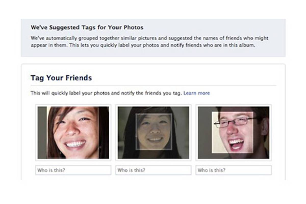 Facebook ya reconoce tu cara