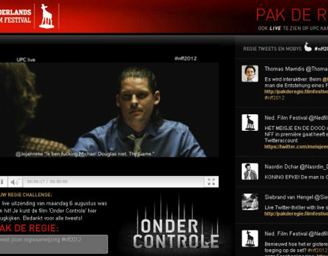 Holandeses se convierten en "directores de cine" con tweets