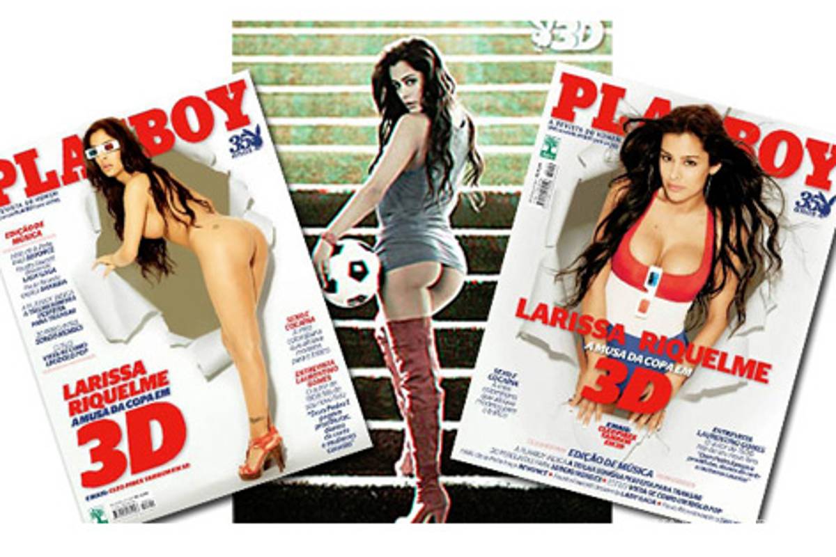 Larissa Riquelme en fotos 3D para Playboy