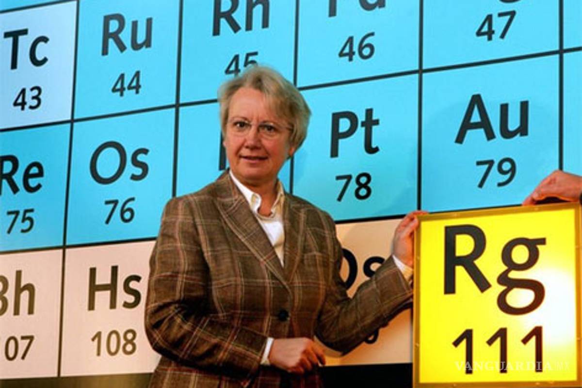 Tres nuevos elementos químicos en la Tabla Periódica: darmstadtium, roentgenium y copernicium