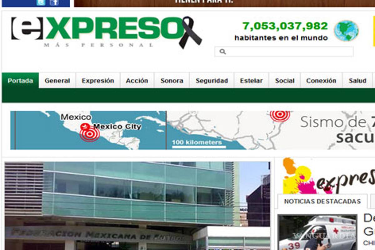 Diario Expreso reactiva su sitio web