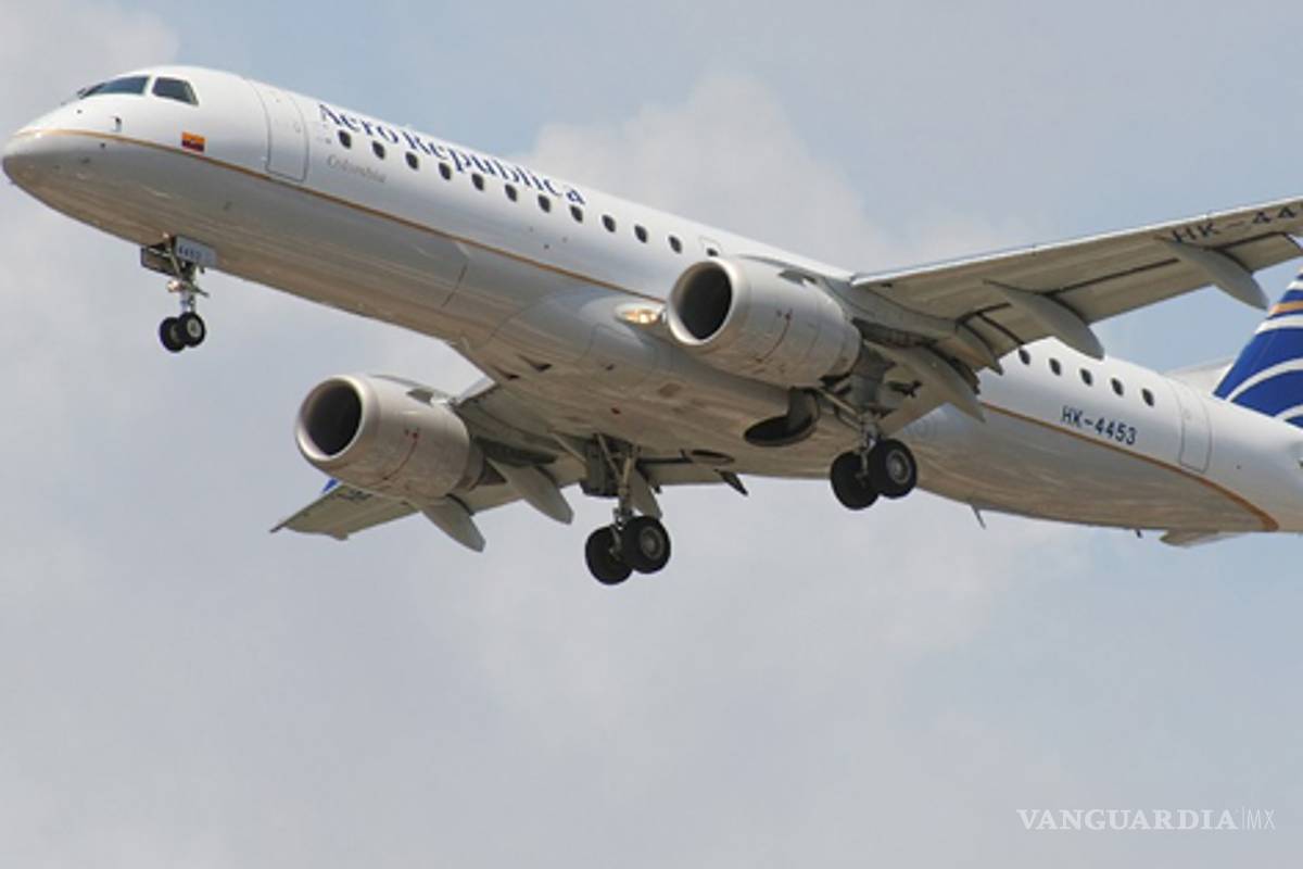 Aero República inicia vuelo Colombia-México