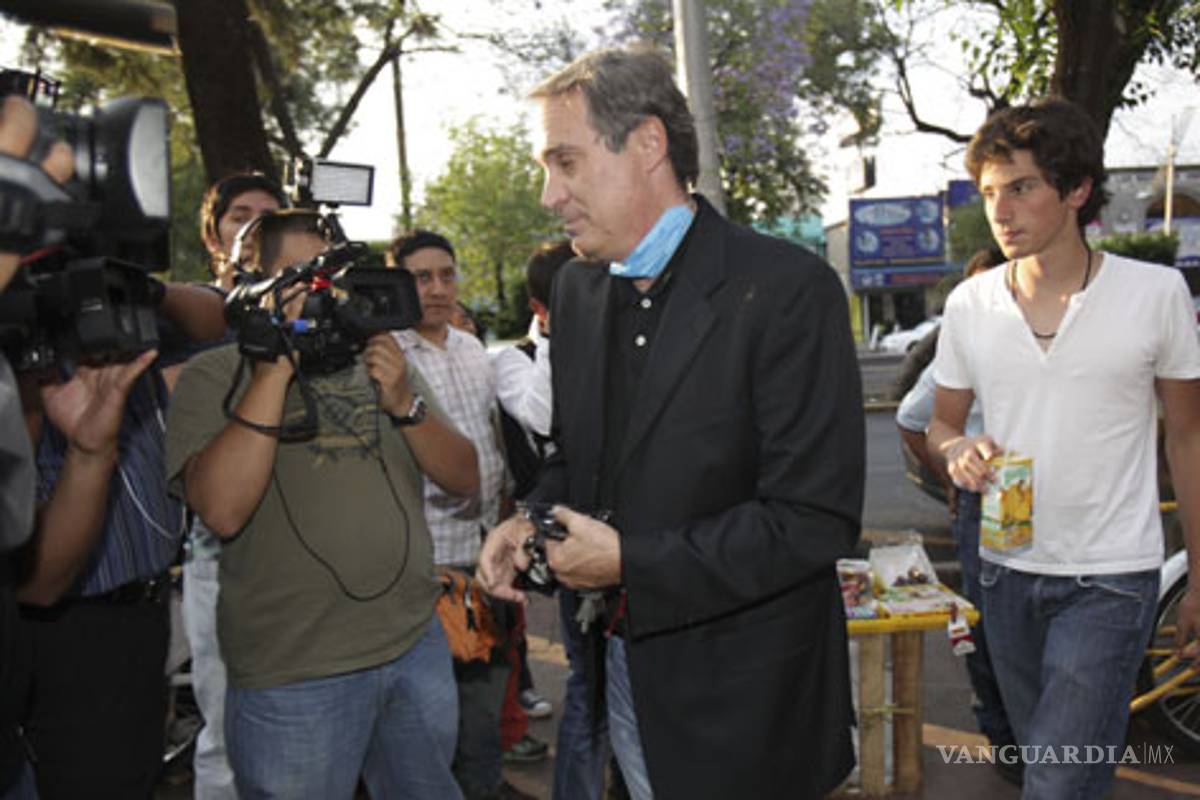 Julio Alemán tuvo oportunidad de despedirse de su familia