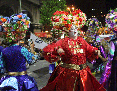 Arrancó en Uruguay uno de los carnavales más largos del mundo