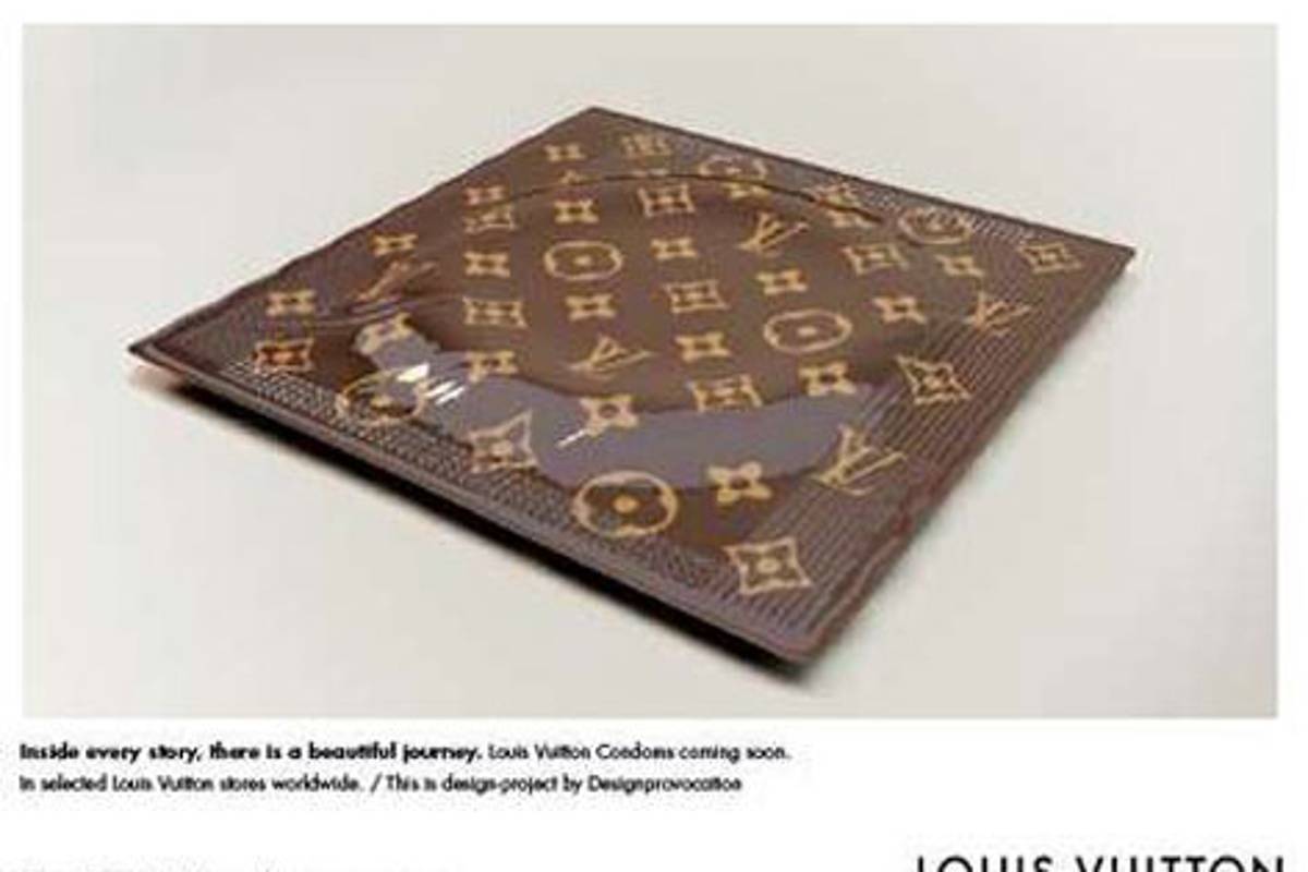 Condón de lujo Louis Vuitton, sólo un rumor
