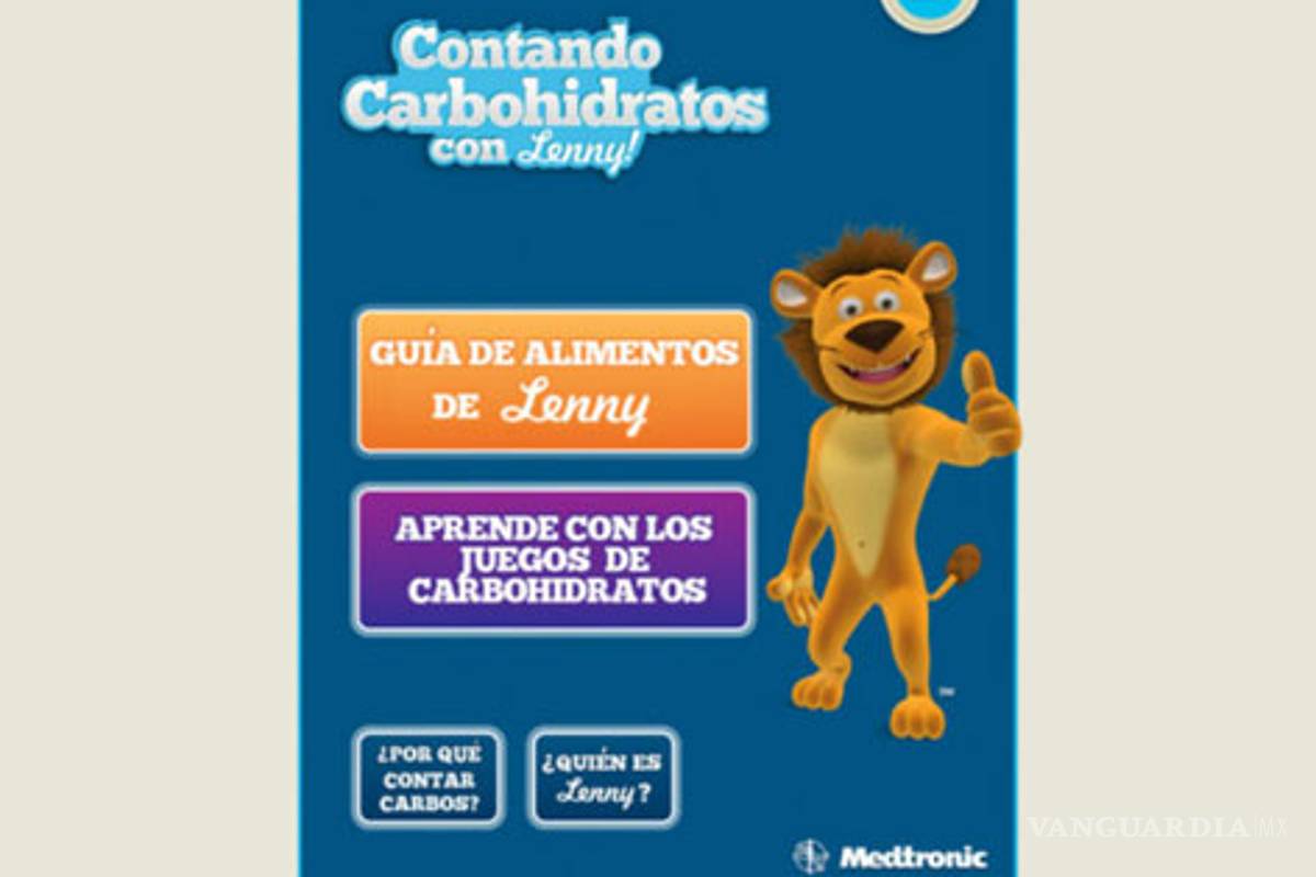 Contando alimentos con Lenny: app para niños diabéticos