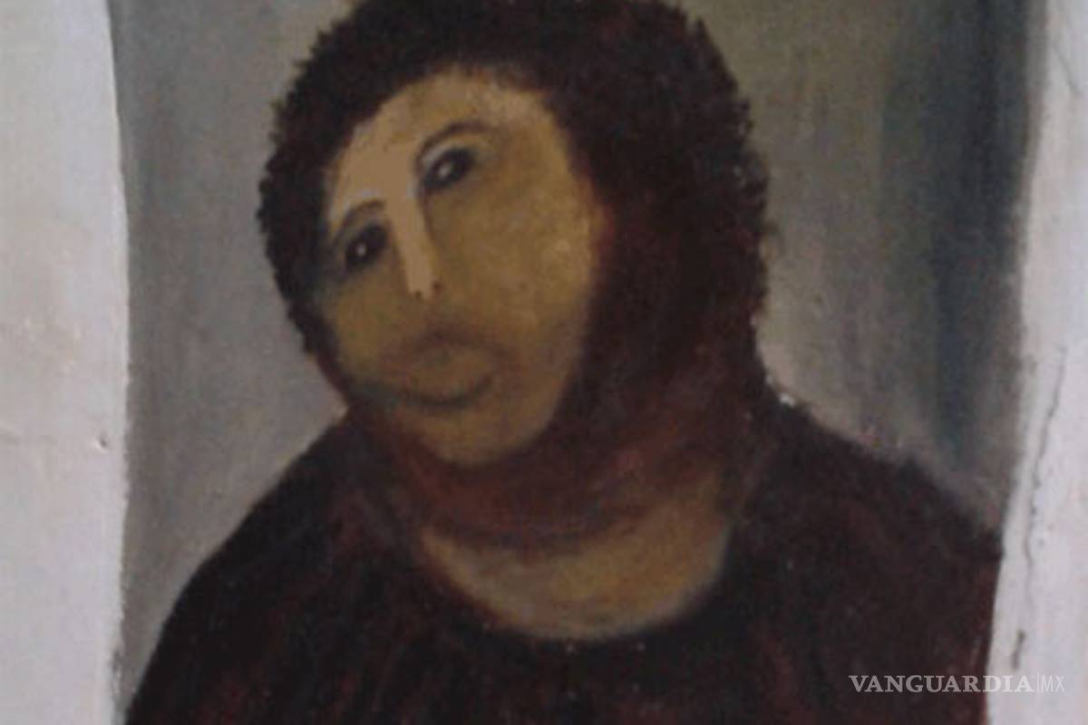 Cecilia Giménez se vuelve de culto por su nueva obra: &quot;El Ecce Homo restaurado&quot;