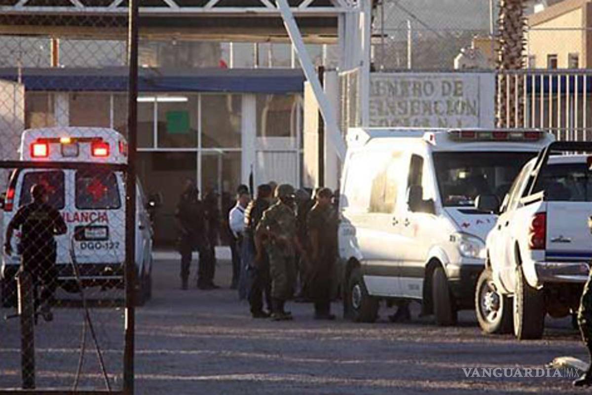 Investigación sobre Cereso de Durango está en manos de la federación