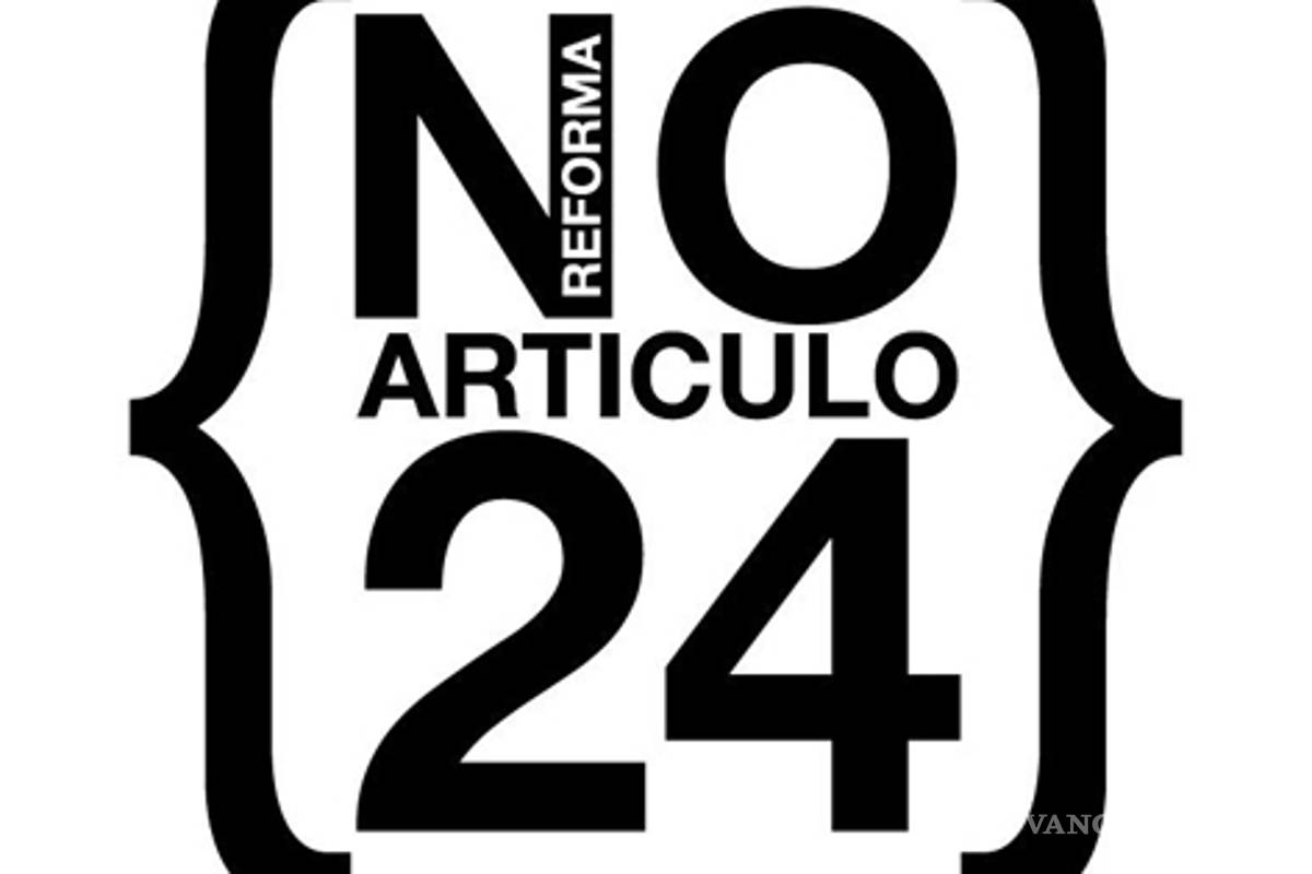 Protestan en Saltillo contra el artículo 24