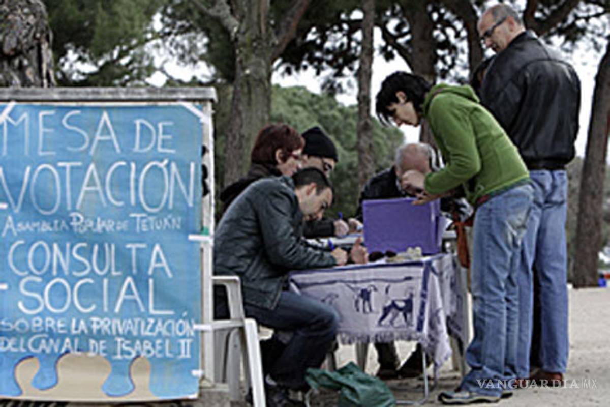Madrid dice no a la privatización del agua en referendo ciudadano