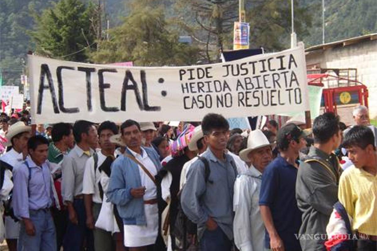 Aún no se ha identificado a todos los responsables de la masacre de Acteal: CIDH