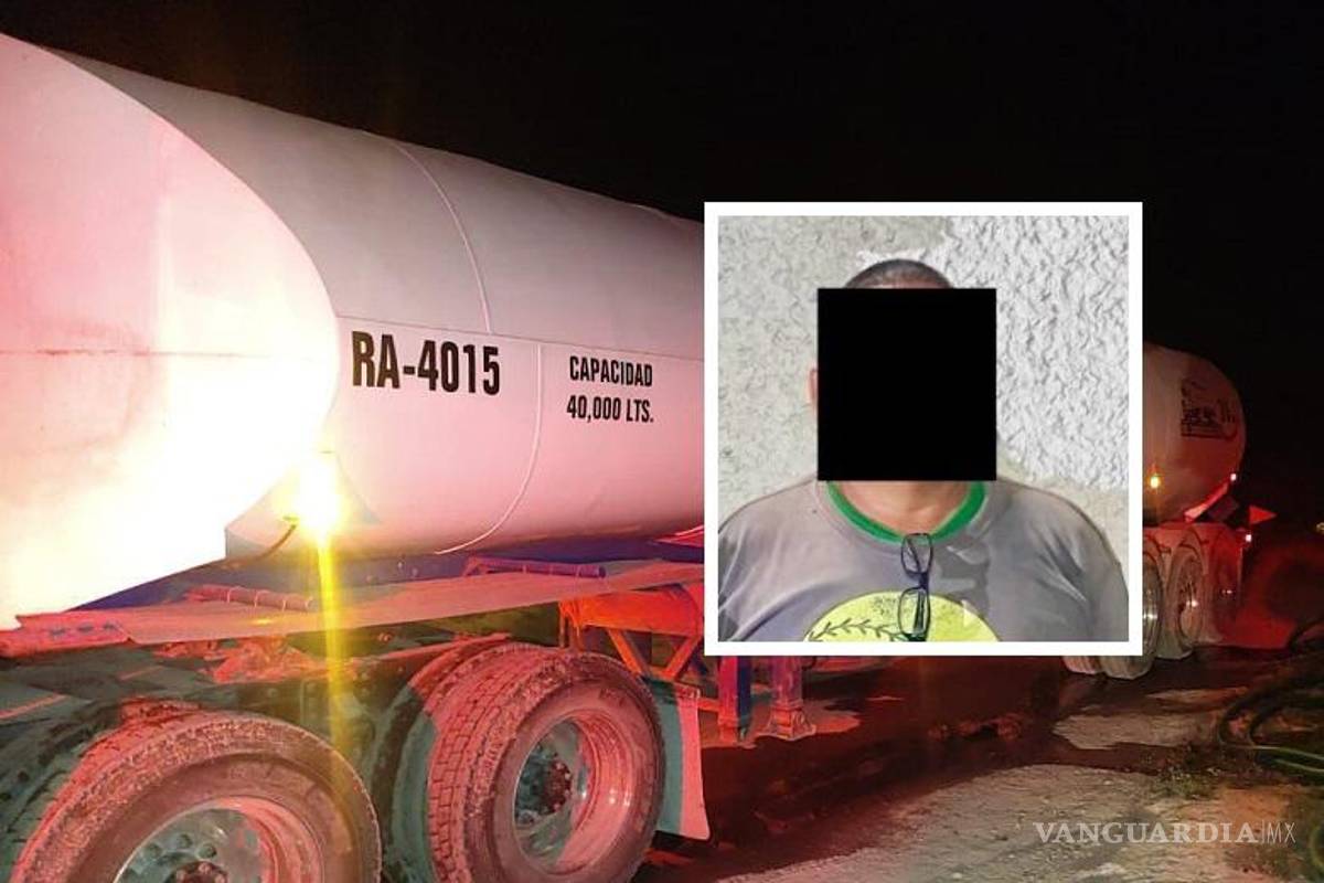 Fuerza Civil sorprende ‘in fraganti’ a un hombre robando hidrocarburo, en NL