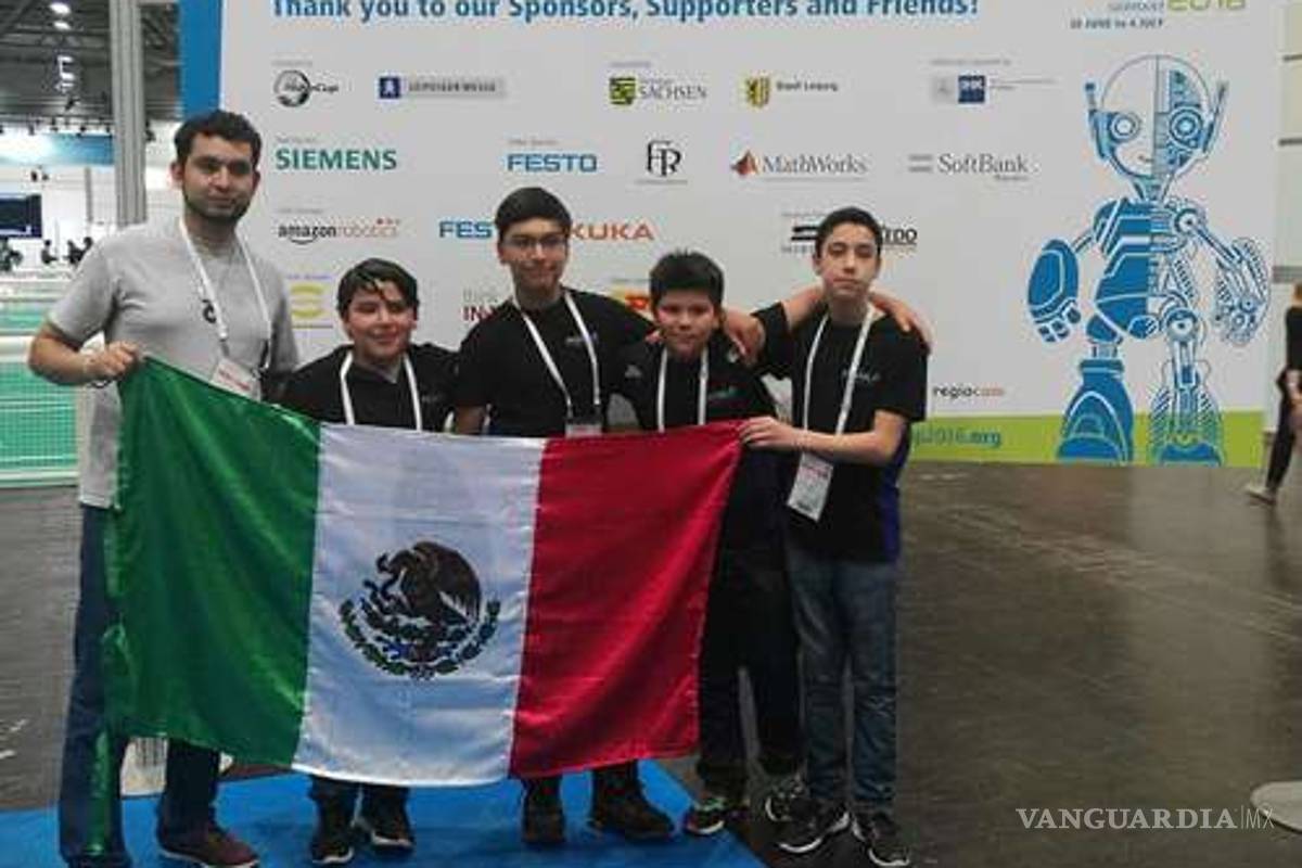 Jóvenes mexicanos conquistan la RoboCup 2016