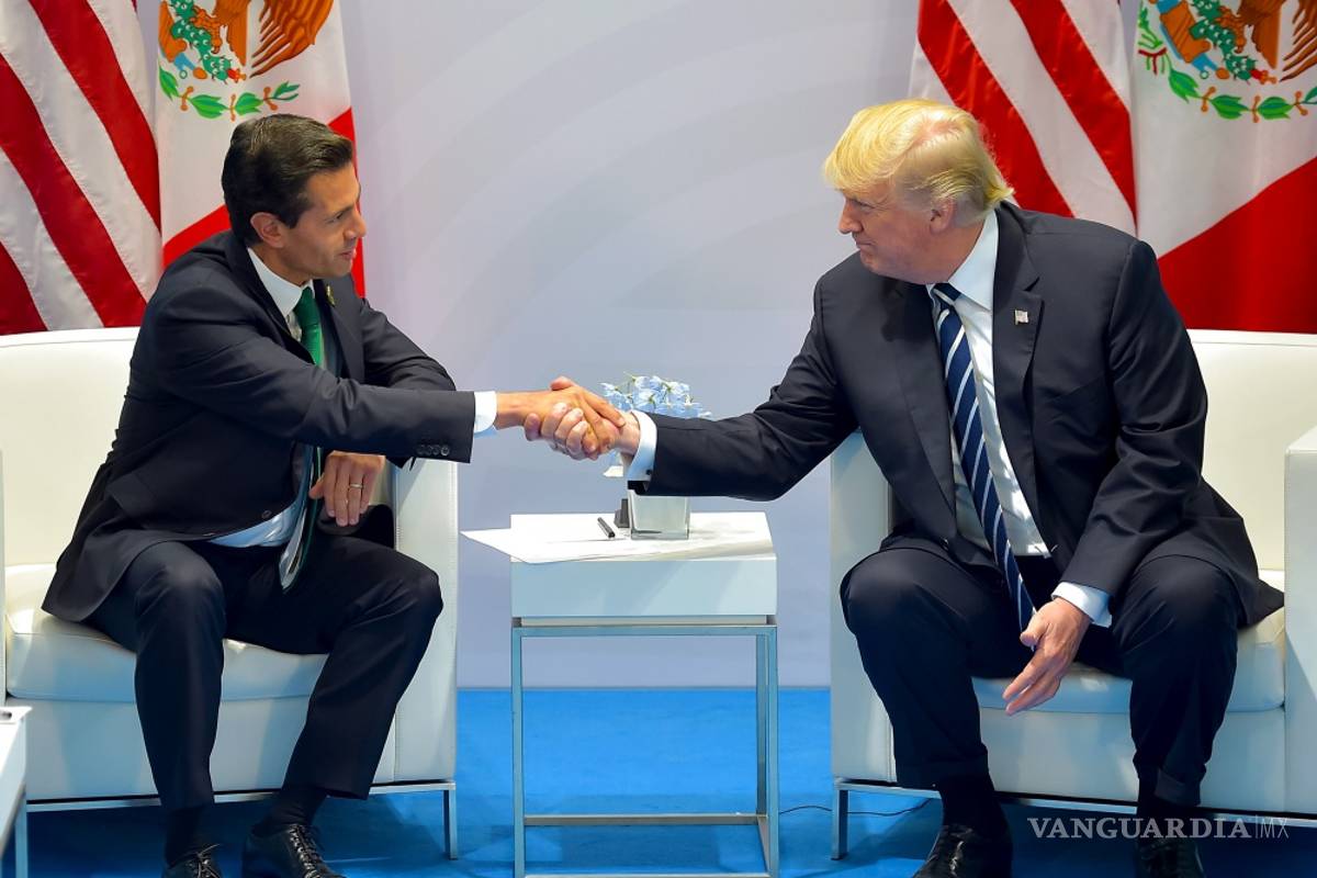 Trump instó a Peña Nieto a dejar de decir que México no va a pagar el muro