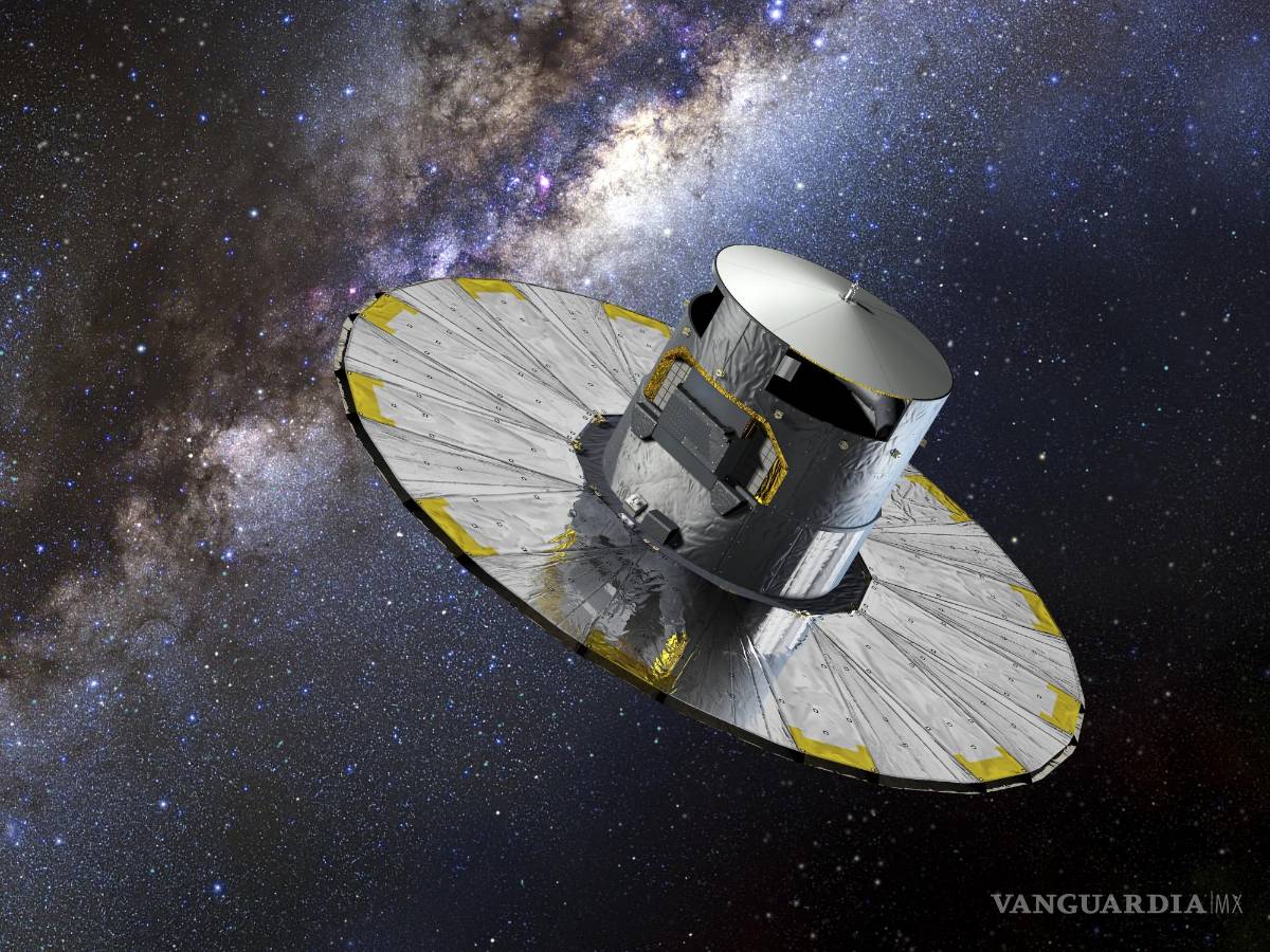 $!Imagen facilitada por la ESA del telescopio espacial Gaia, que ha permitido crear un mapa tridimensional de la Vía Láctea.