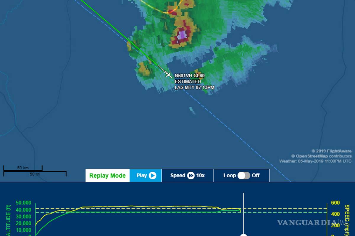 $!Se pierde aeronave en Coahuila con 18 pasajeros que venían de Las Vegas