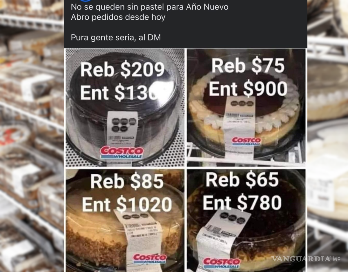$!No le salió... Mujer compra en Costco 50 pasteles y pide ayuda al no poder venderlos en Navidad
